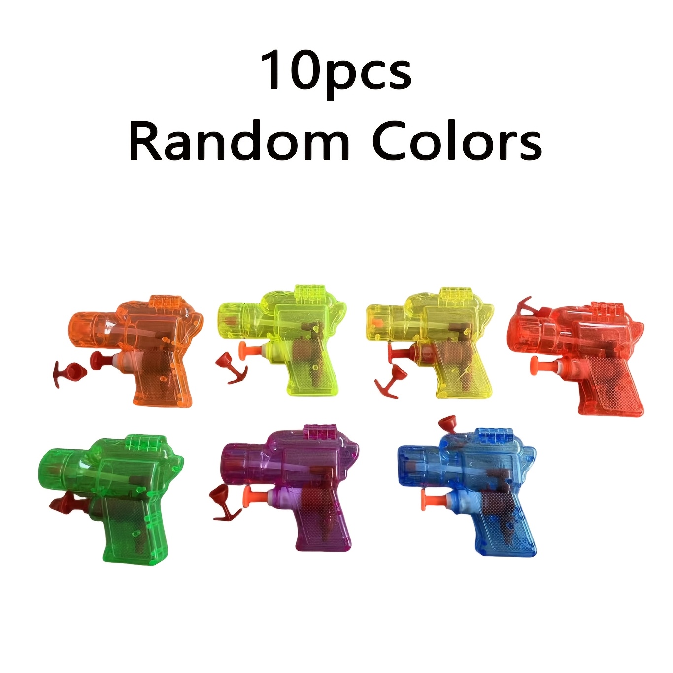 Party Games Kids Birthday - 10Pcs Mini Transparent Pocket Water Guns,