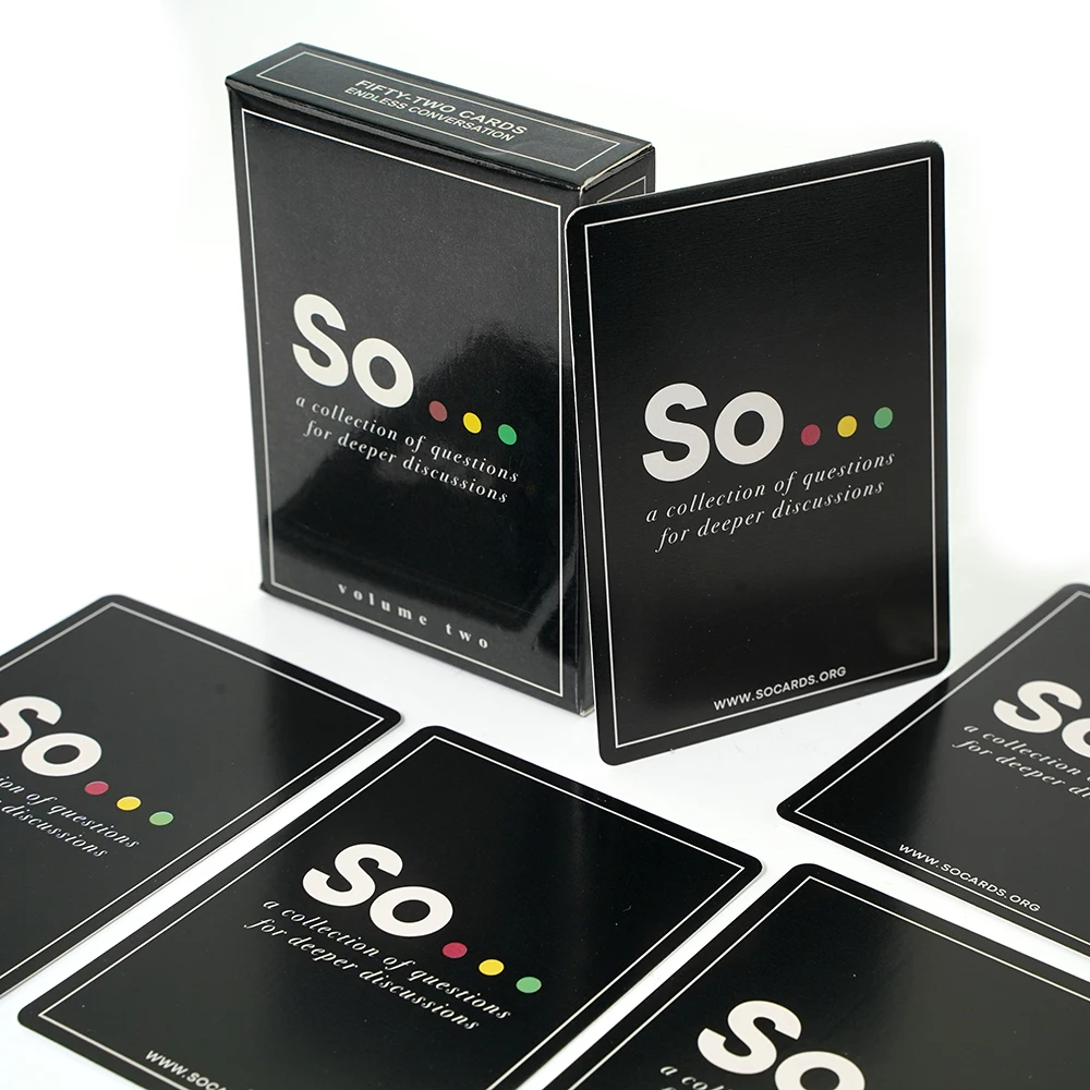 Party Games Questions For Adults - So Cards Conversation Starter - High