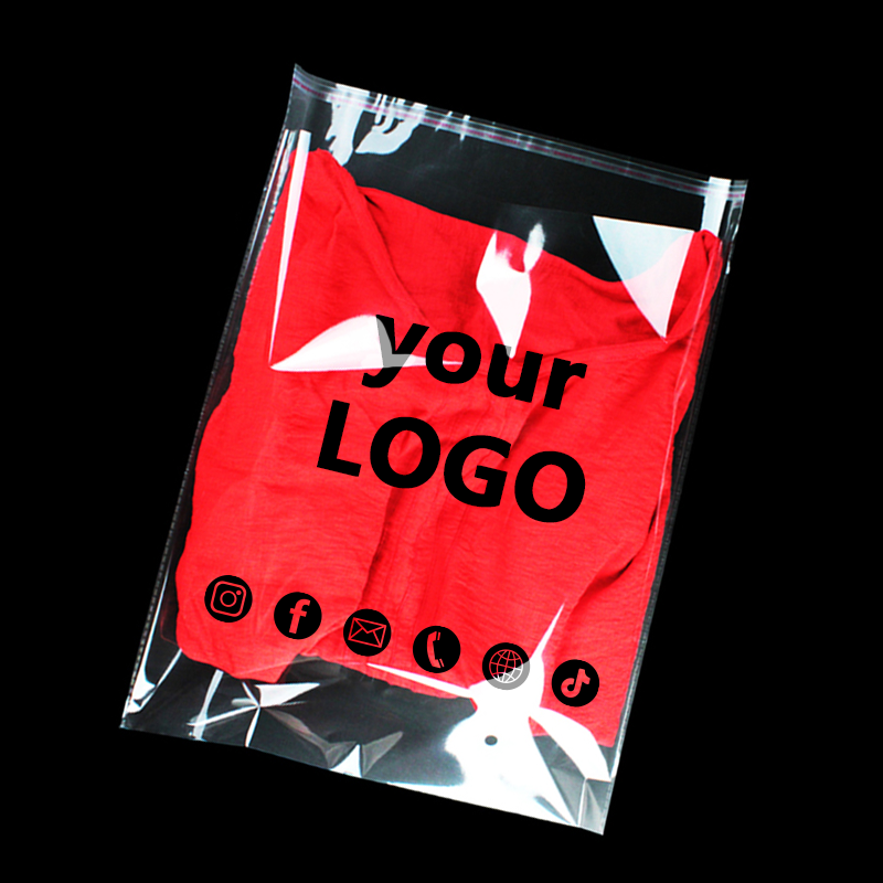 Party Games New Year - 100pcs self-adhesive glass bags opp polyethylene
