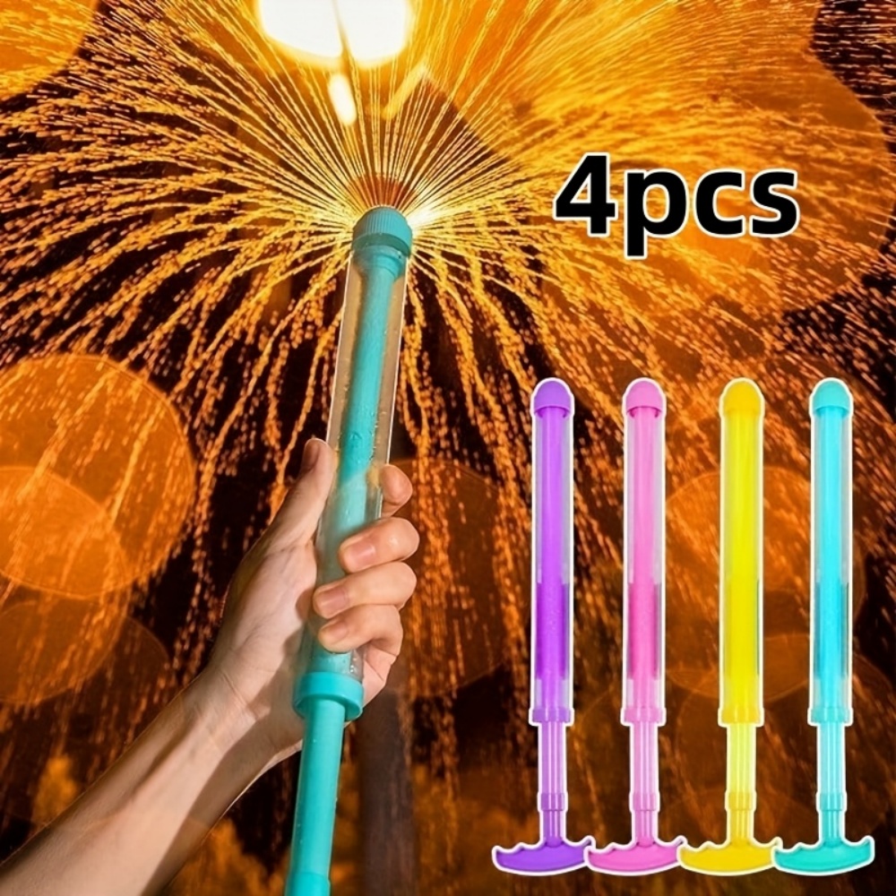 Party Games For 3 People - 4pcs Colorful Spray Bloom Water Products