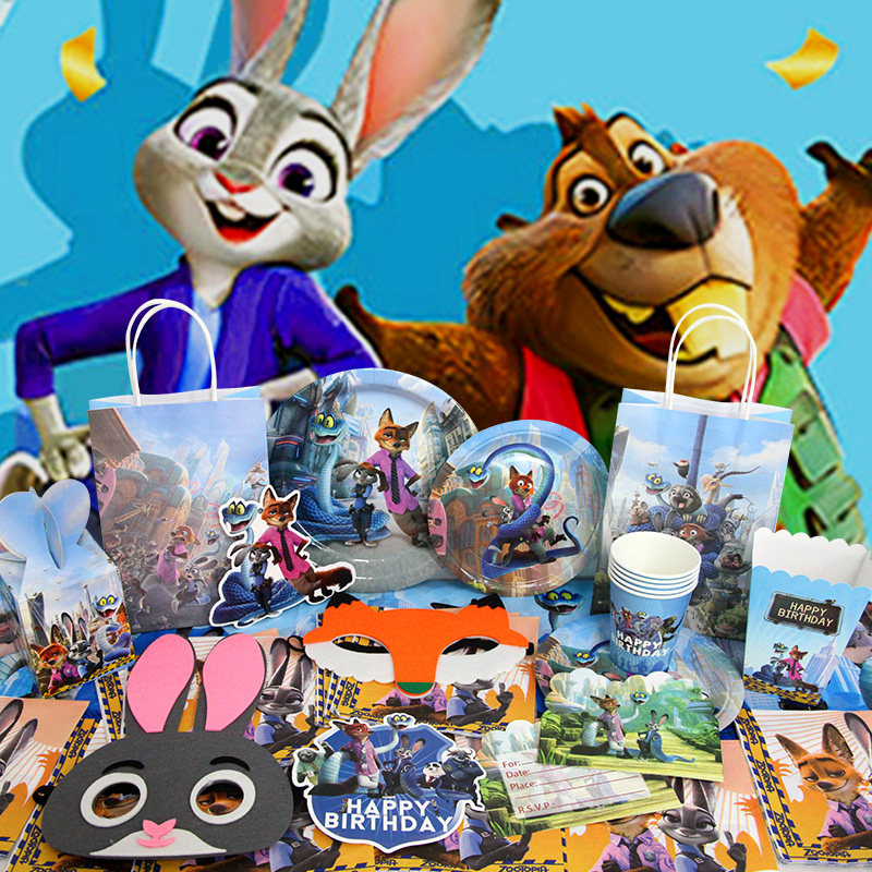 Zootopia Birthday Party Decora - đánh giá và giá Zootopia Party Games