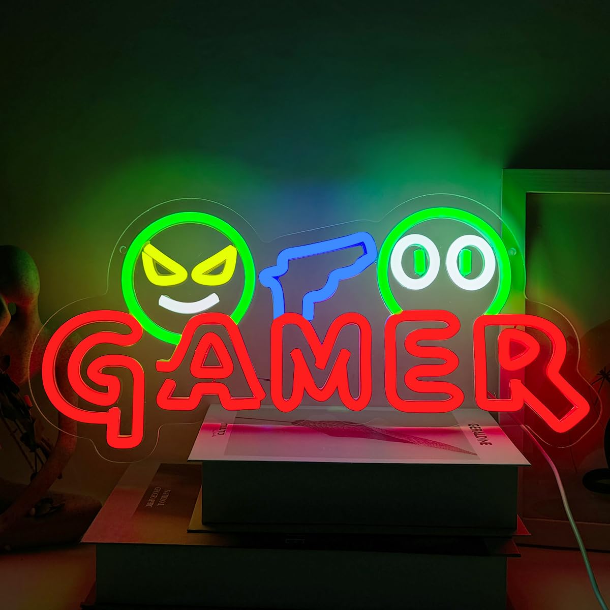 Gamer Neon Sign LED Wall Light - đánh giá và giá Party Games Christmas