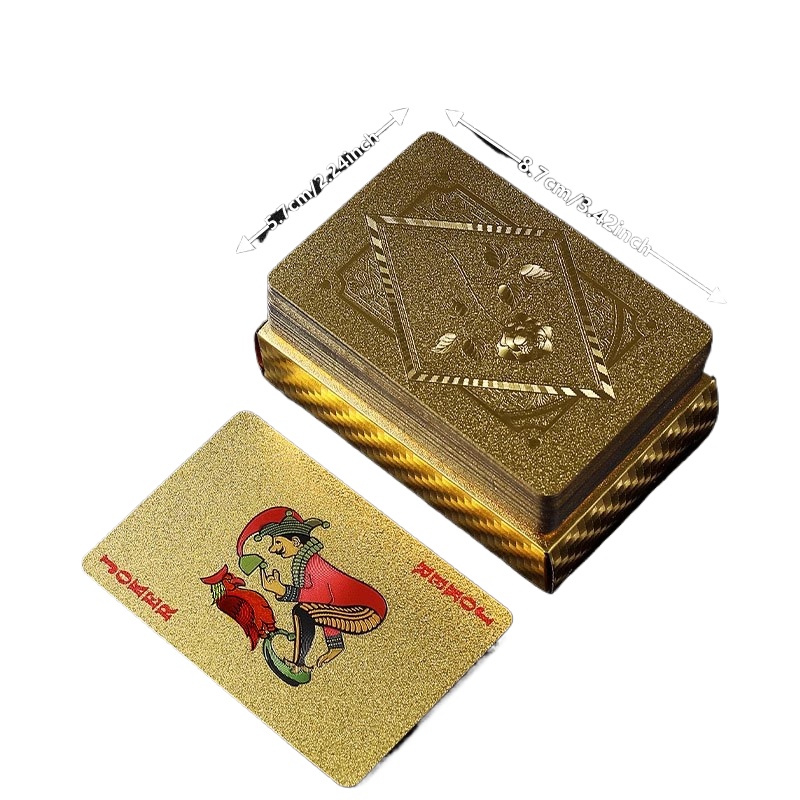 Gold Foil Skull Poker Cards Wa - đánh giá và giá Party Games Using Cards