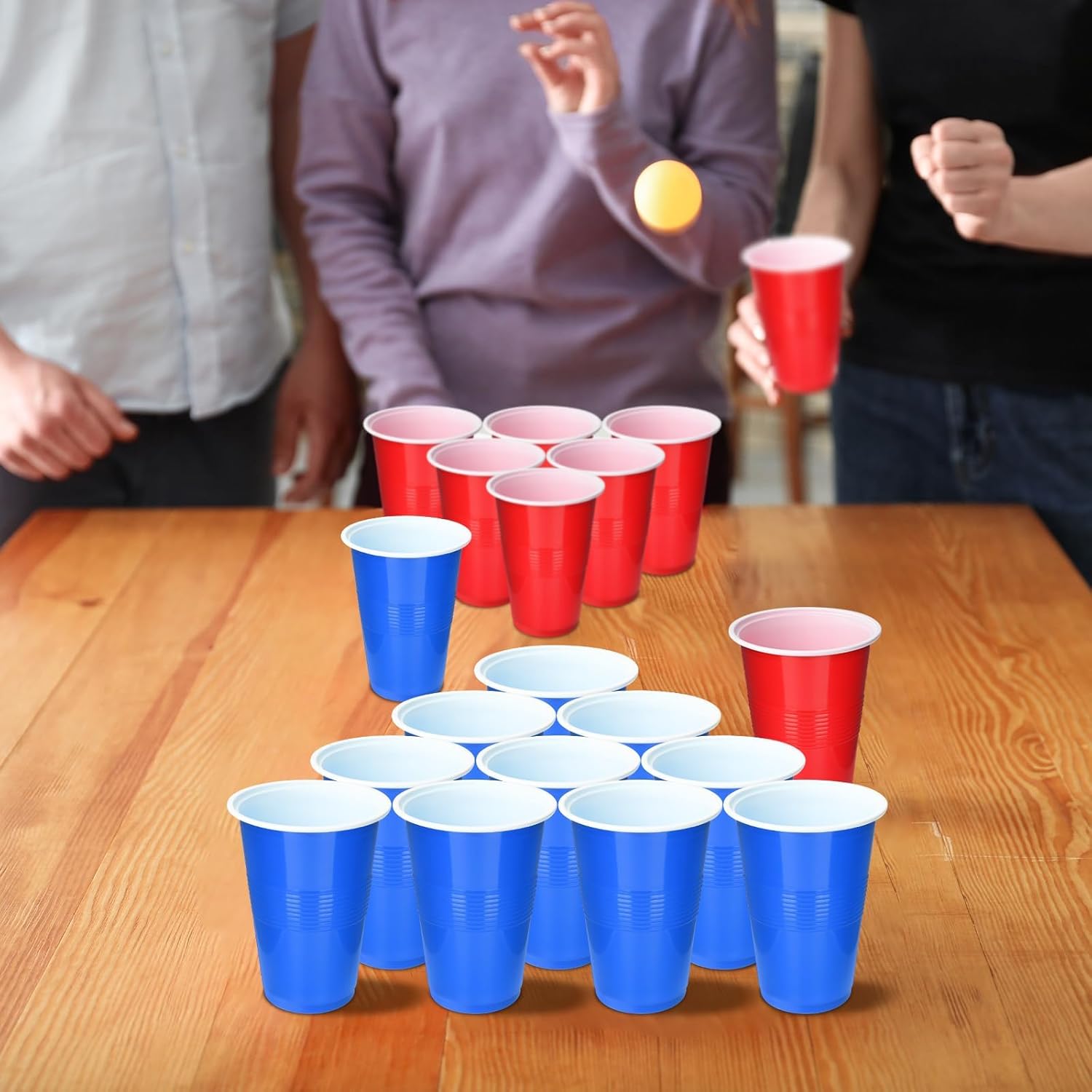 Cup Pong Game Set 22 Pcs 16 Oz - đánh giá và giá Party Games Jenga