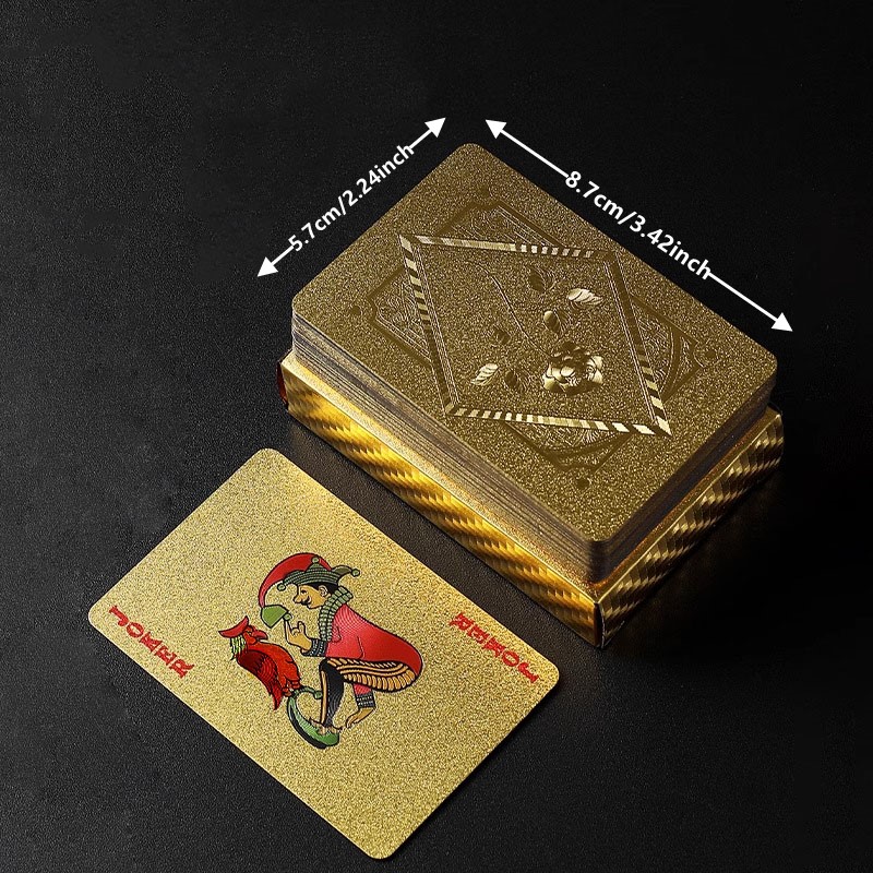 Gold Foil Skull Poker Cards Wa - đánh giá và giá Party Games Using Cards