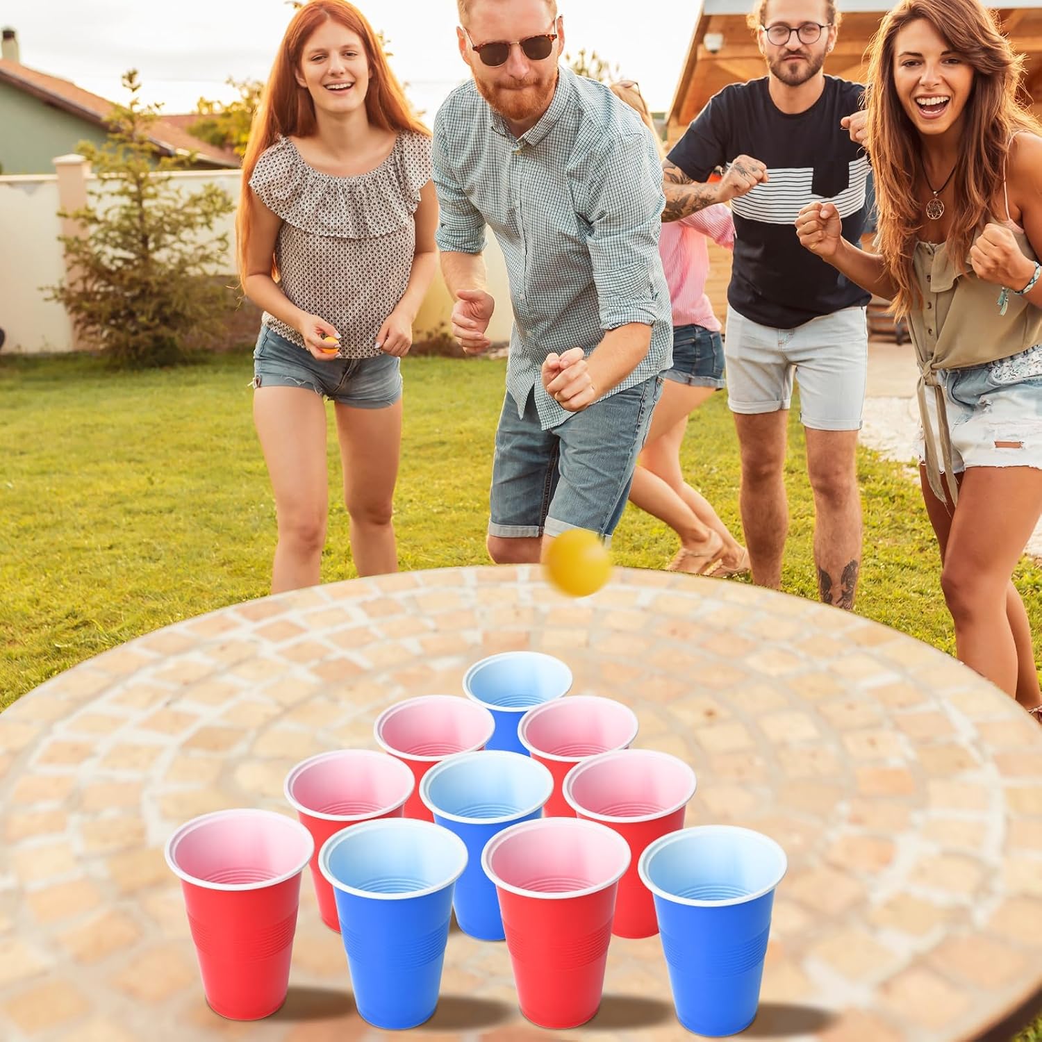 60 Packs 16 Oz Plastic Party C - đánh giá và giá Party Games Jenga