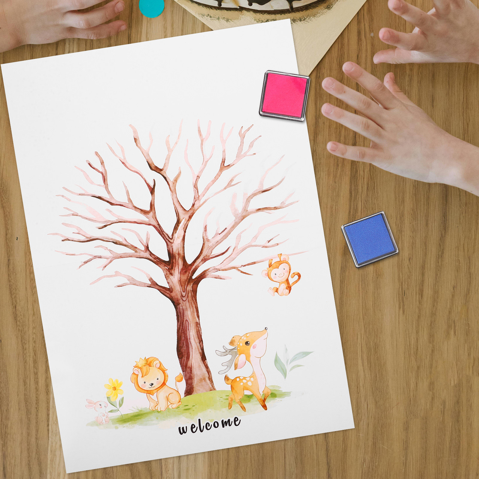 1Set Fingerprint Tree Guest Bo - đánh giá và giá Book Party Games