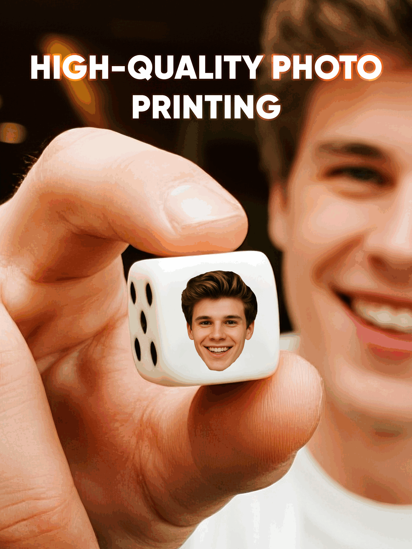 Custom Face Dice Personalized  - đánh giá và giá Party Games Christmas