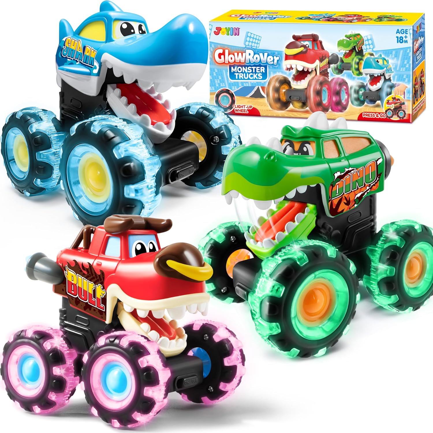 JOYFY 3 Pack Monster Truck Toy - đánh giá và giá Party Games Christmas