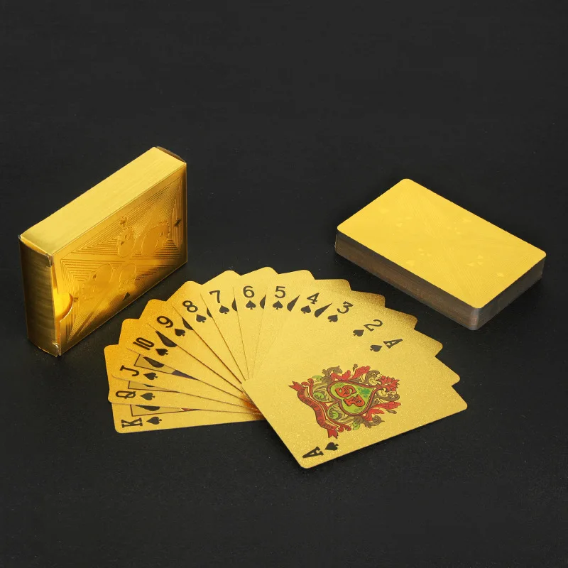 Gold Foil Skull Poker Cards Wa - đánh giá và giá Party Games Using Cards