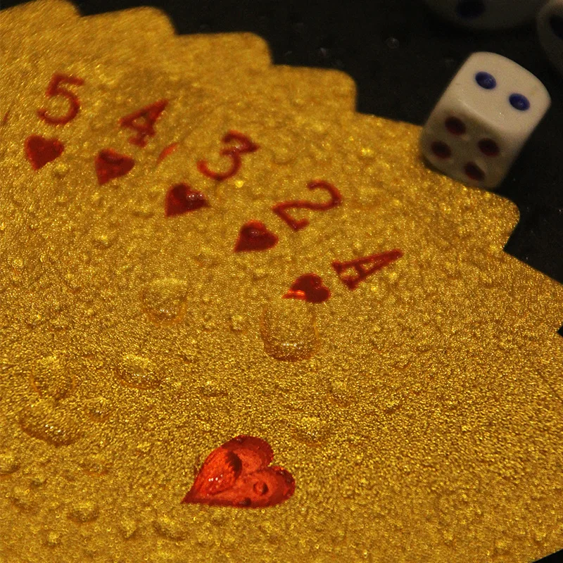 Gold Foil Skull Poker Cards Wa - đánh giá và giá Party Games Using Cards