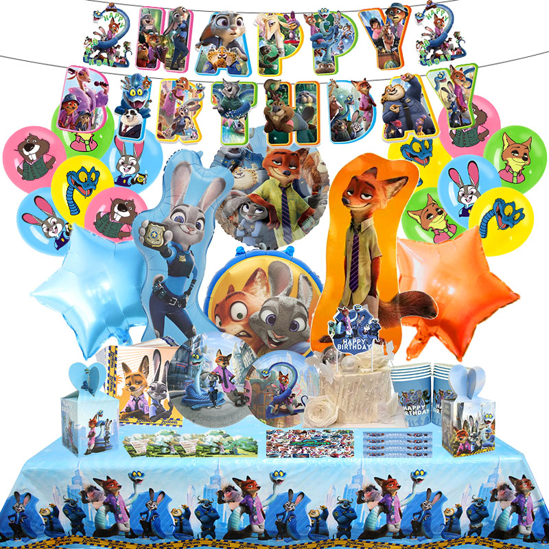 Zootopia Birthday Party Decora - đánh giá và giá Zootopia Party Games