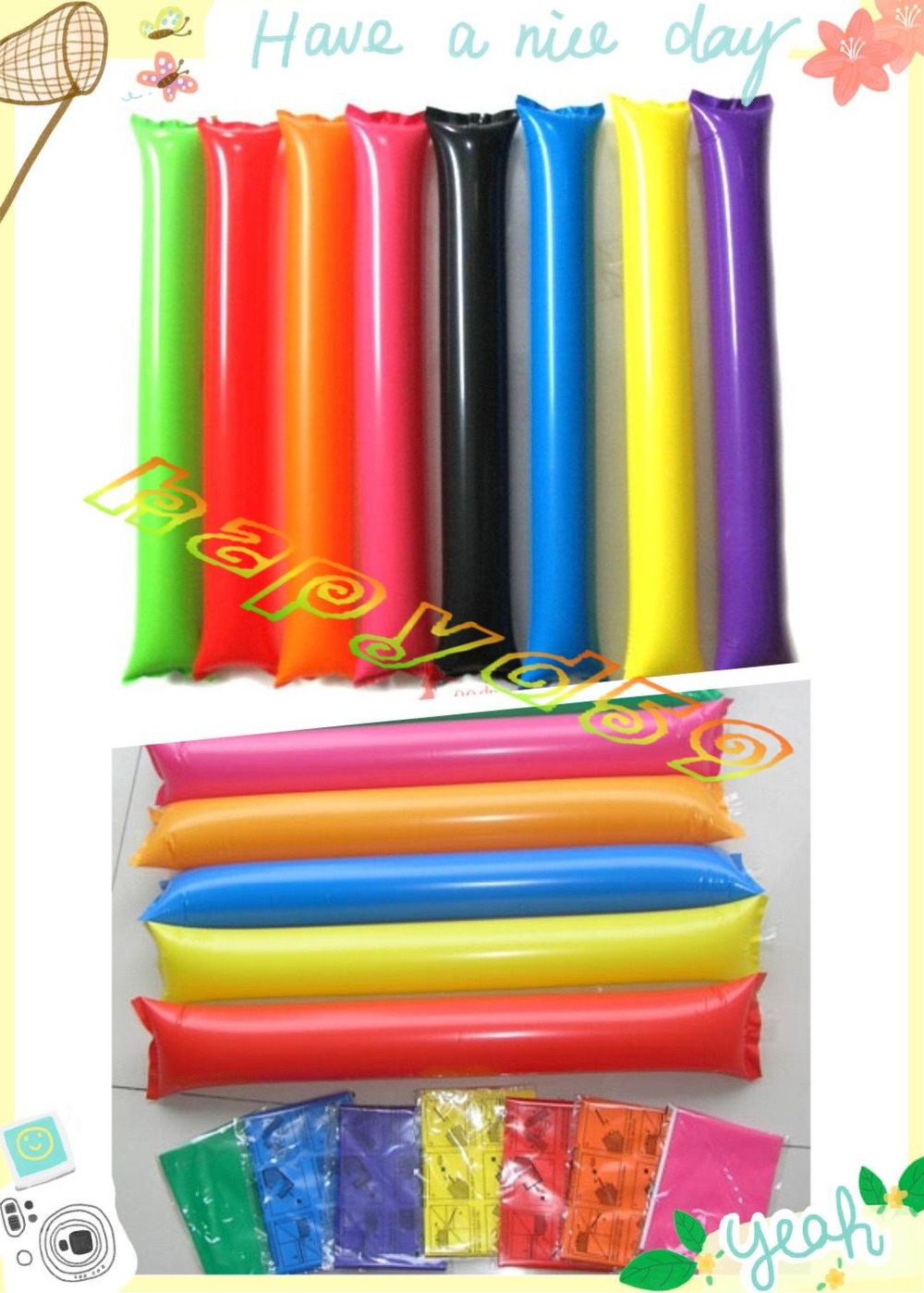 Bộ 100 60Cm Clapper Ballon Bãi - đánh giá và giá Party Games New Year