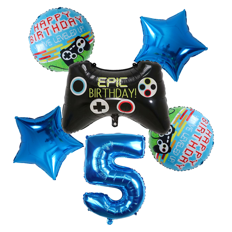 6pcs Gamepad Boy Game Foil Hel - đánh giá và giá Party Games Kids Birthday