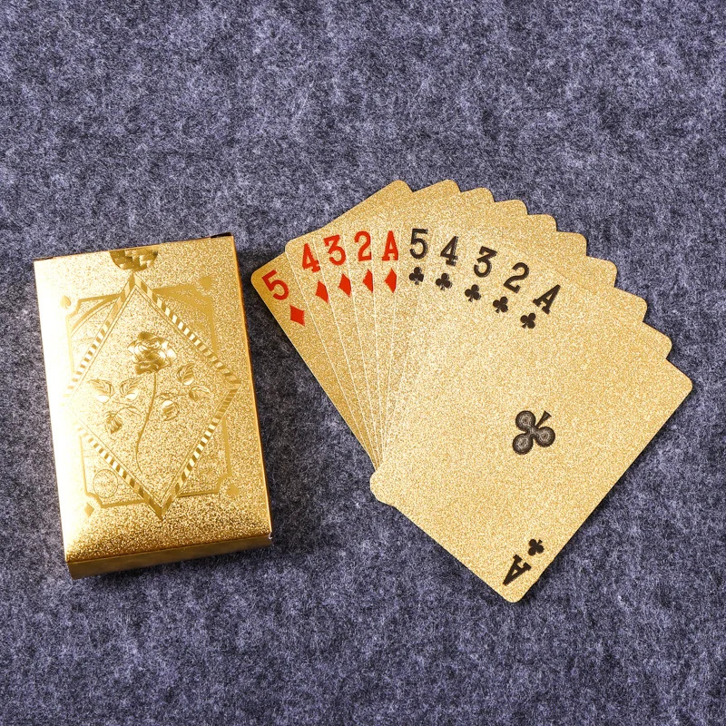 Golden Foil Embossed Rose Poke - đánh giá và giá Party Games Using Cards