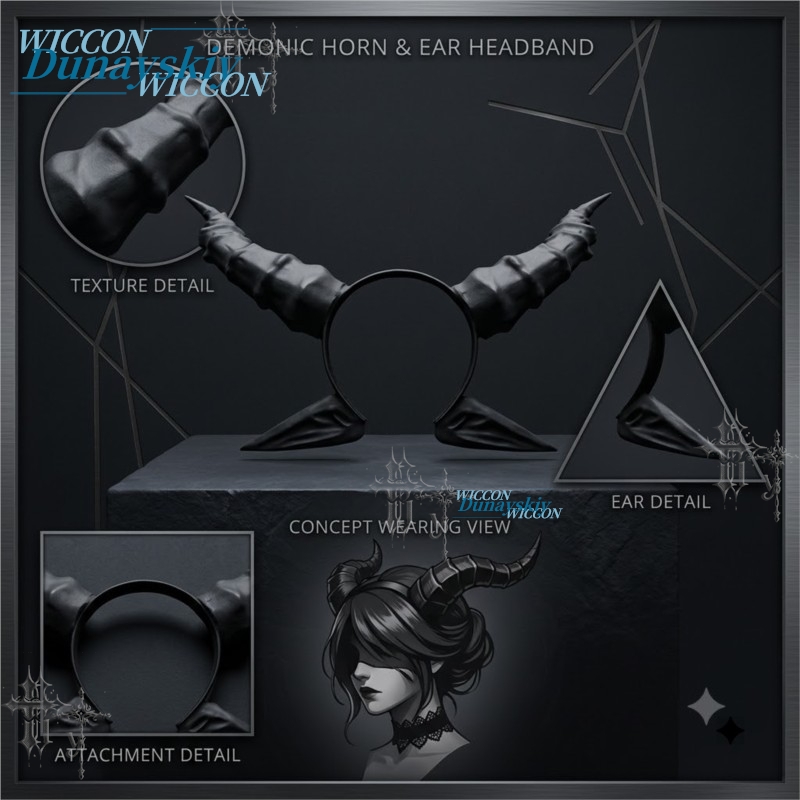 Anime Demon Cosplay Headpiece  - đánh giá và giá Party Games Stream