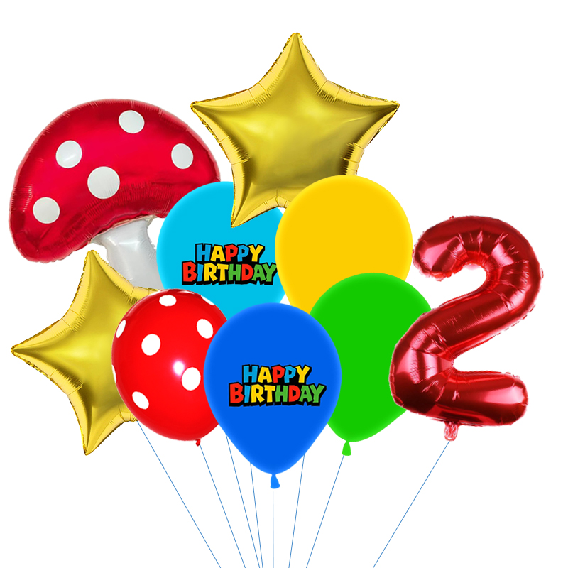 Red Blue Green Yellow Mushroom - đánh giá và giá Party Games Mario
