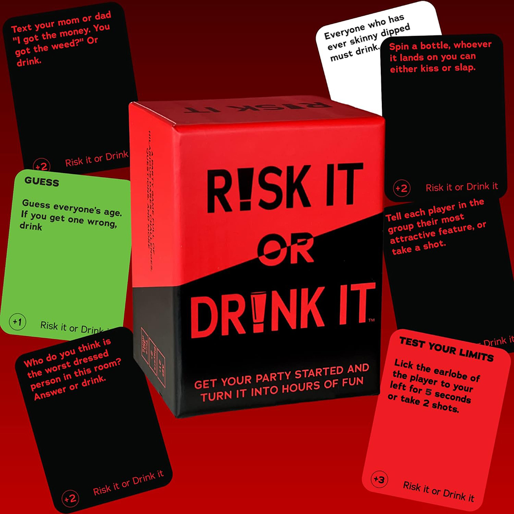 Risk It Or Drink It Fun Party  - đánh giá và giá Party Games Questions For Adults
