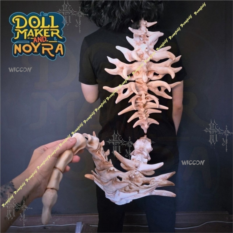 Bone Demon Back Spine Prop Art - đánh giá và giá Party Games Stream