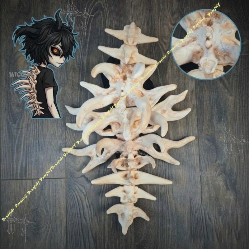 Bone Demon Back Spine Prop Art - đánh giá và giá Party Games Stream