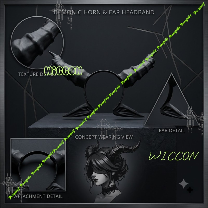 Anime Demon Cosplay Headpiece  - đánh giá và giá Party Games Stream