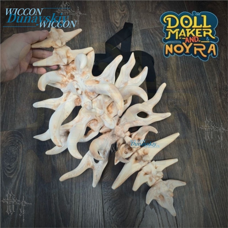 Bone Demon Back Spine Prop Art - đánh giá và giá Party Games Stream