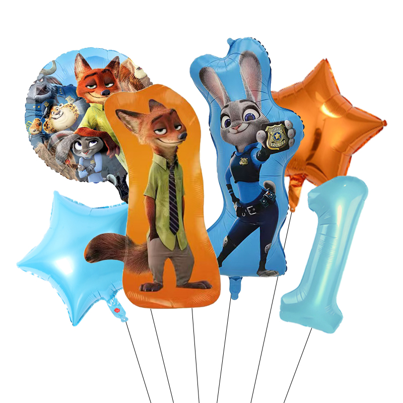 Zootopia Themed Balloon Garlan - đánh giá và giá Zootopia Party Games