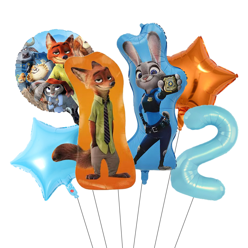 Zootopia Themed Balloon Garlan - đánh giá và giá Zootopia Party Games