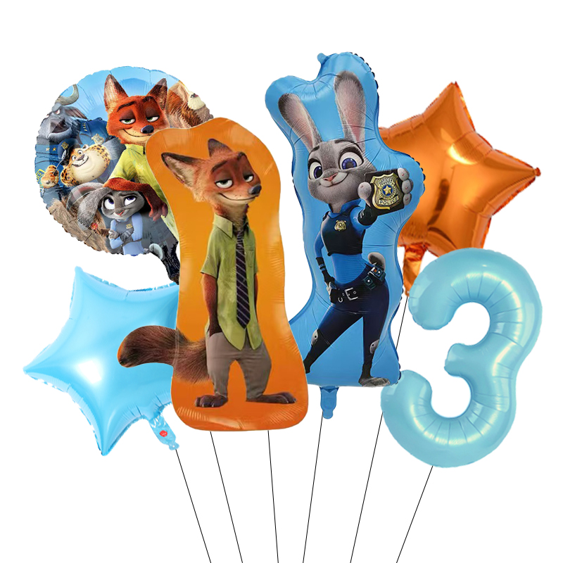 Zootopia Themed Balloon Garlan - đánh giá và giá Zootopia Party Games