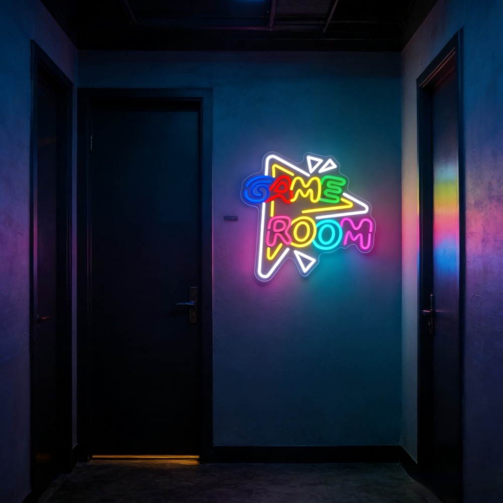 GAME ROOM LED Neon Sign Dimmab - đánh giá và giá Party Games Stream