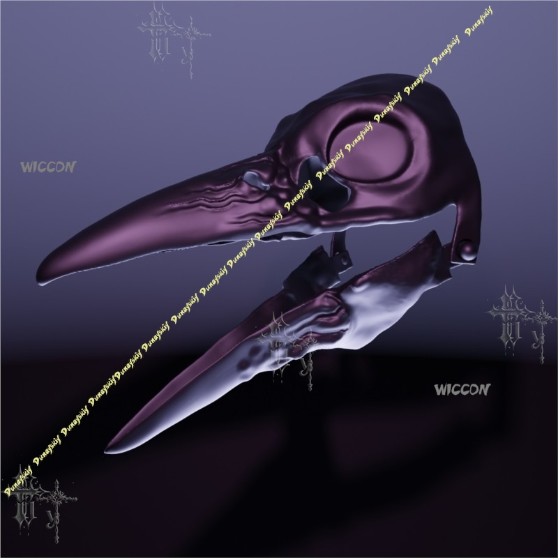 Metallic Raven Skull Plague Do - đánh giá và giá Party Games Stream