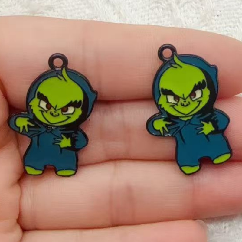 10pcs alloy drip oil cartoon C - đánh giá và giá Party Games Christmas