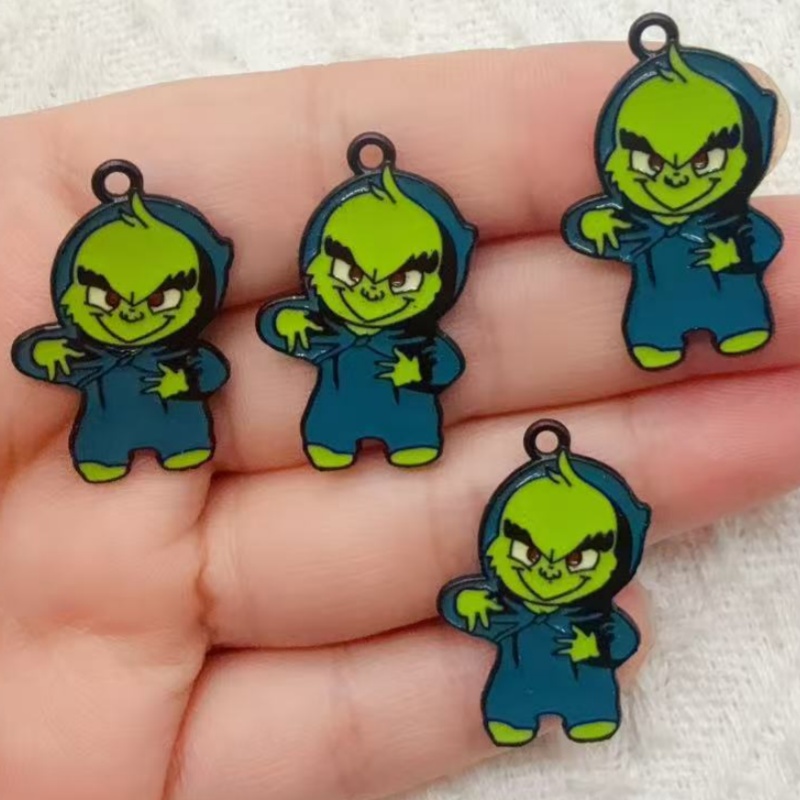 10pcs alloy drip oil cartoon C - đánh giá và giá Party Games Christmas