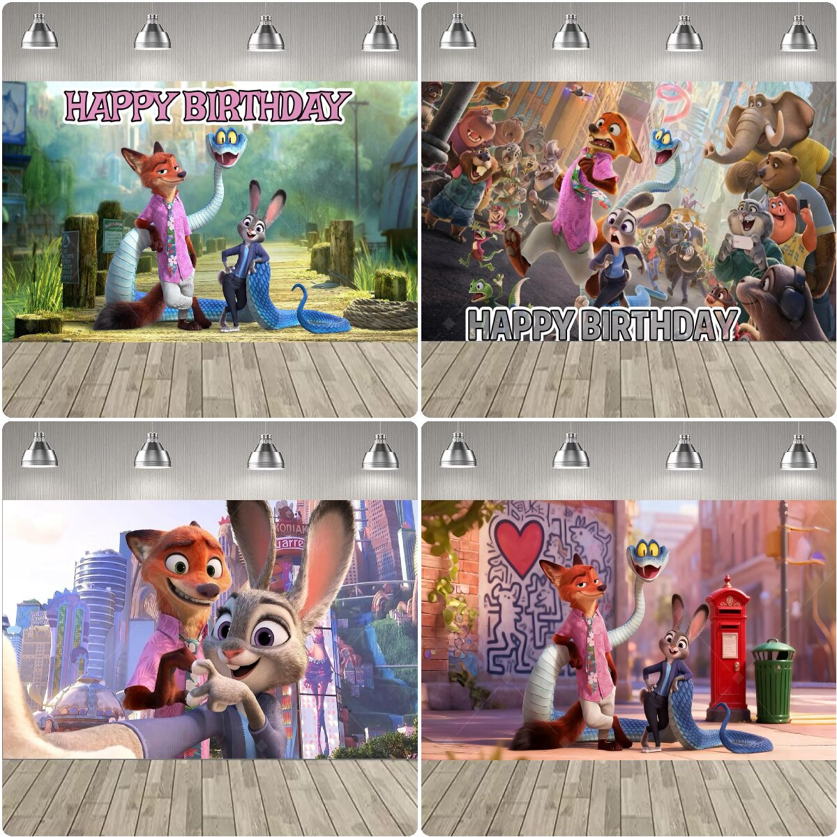 Cartoon Zootopia Party Decorat - đánh giá và giá Zootopia Party Games