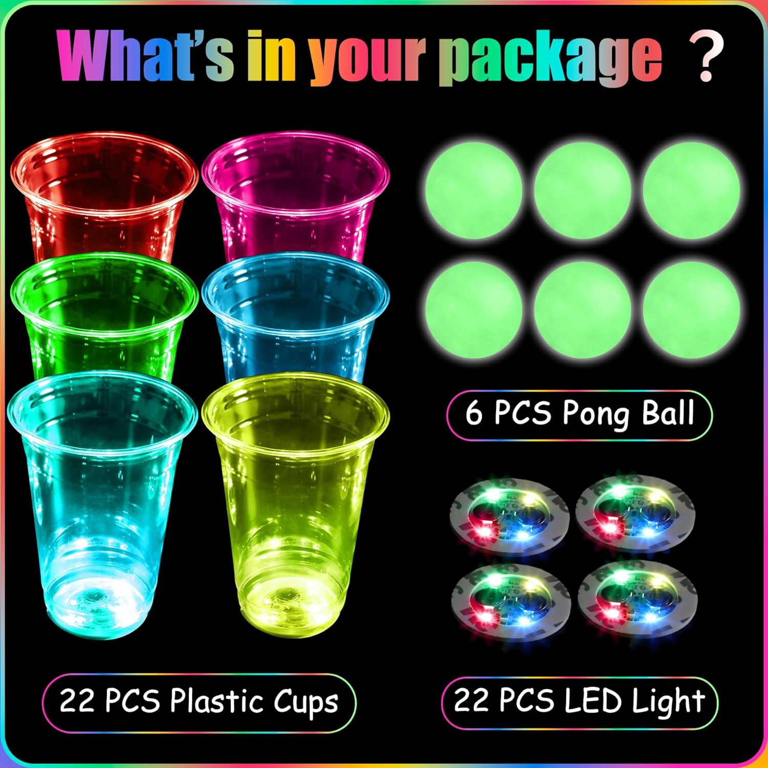 Glowing Party Beer Pong Game L - đánh giá và giá Party Games Jenga