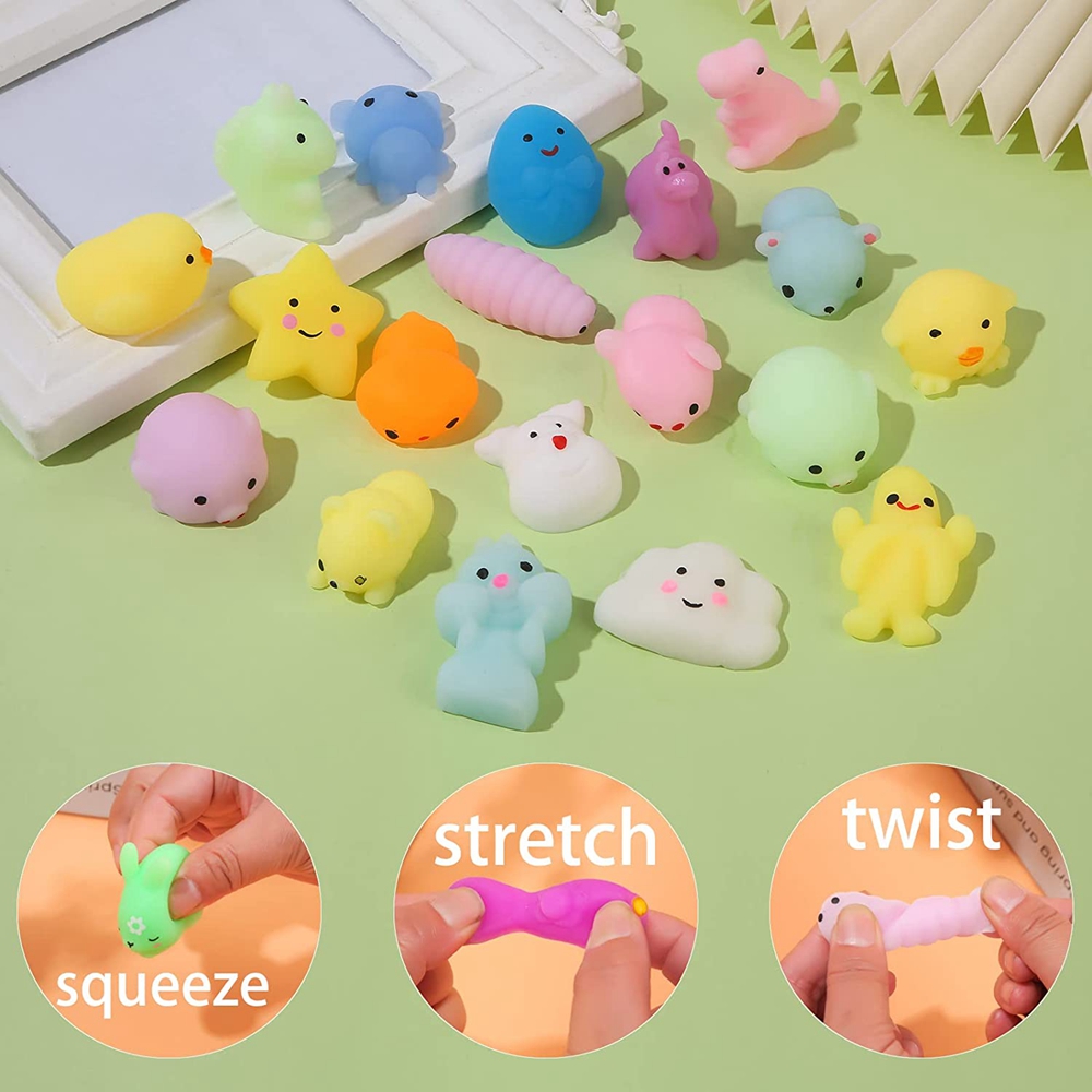 100Pcs Mochi Squishy Toy Kawai - đánh giá và giá Party Games Kids Birthday