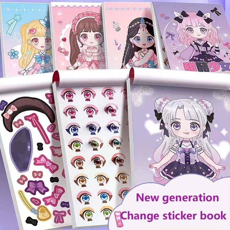 Dress Up Sticker Book Girl Sti - đánh giá và giá Book Party Games