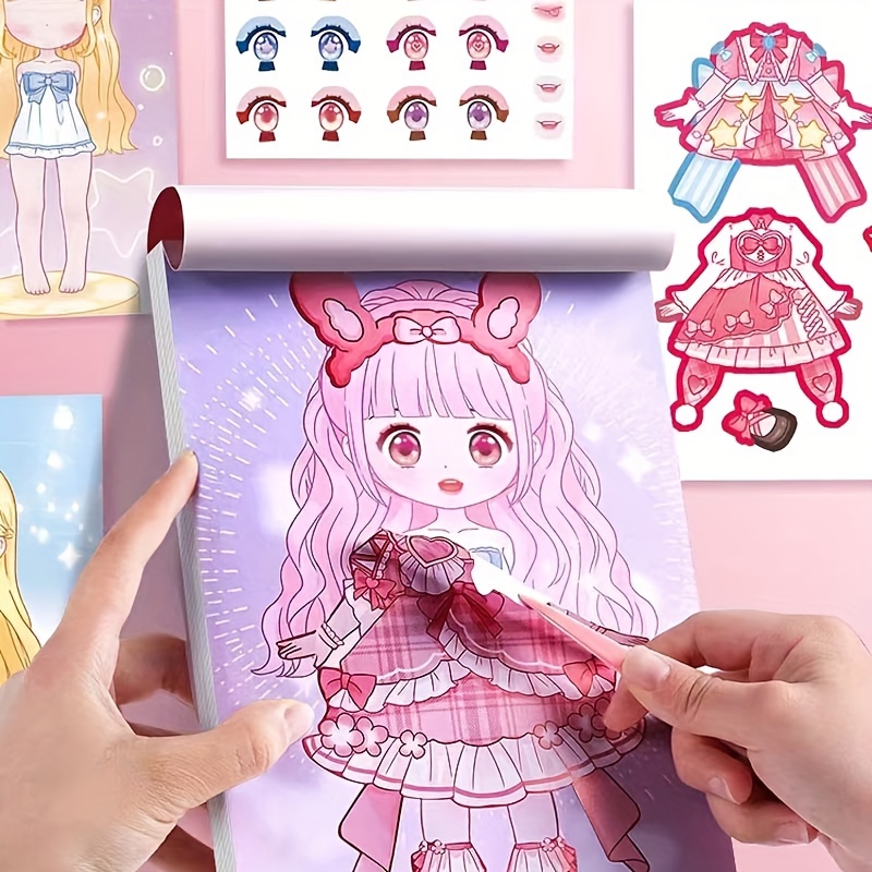 Dress Up Sticker Book Girl Sti - đánh giá và giá Book Party Games