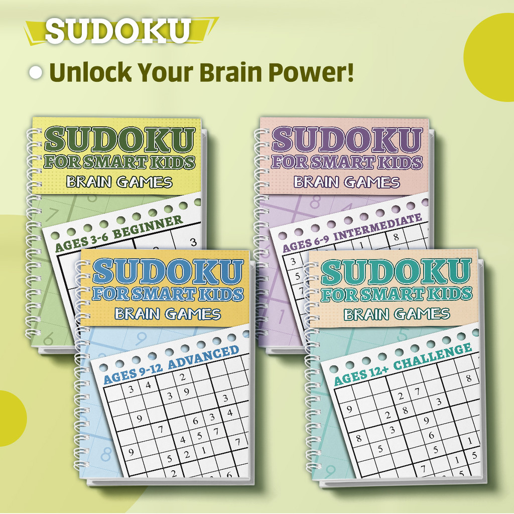 Kids Sudoku Puzzle Book Set, B - đánh giá và giá Party Games New Year