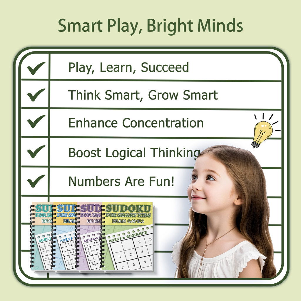 Kids Sudoku Puzzle Book Set, B - đánh giá và giá Party Games New Year